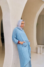 Hooded Zip Longline Coat - Image 3