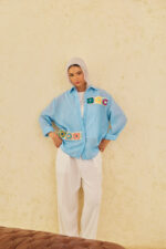 Crochet Patch Blouse - Image 2