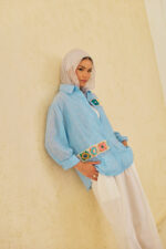 Crochet Patch Blouse - Image 4